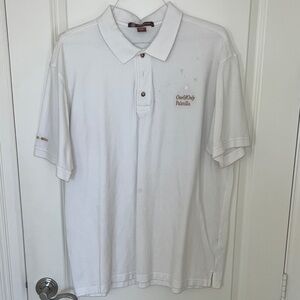 White Cotton Polo Shirt Men 2XL One&Only Palmilla Cabo San Lucas